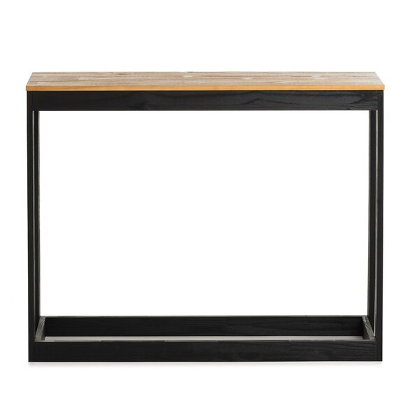 Aparador Natural & Colors 1 Prateleira Mel / Preto - Decor Doria