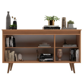 Buffet 3 Portas 136cm Retrô Elza Yescasa Freijó/off White - Decor Doria