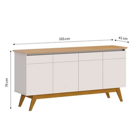 Buffet Classic 4 Pt Off White E Nature - Decor Doria