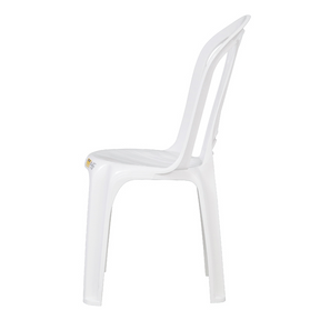 Cadeira de Jardim em Plástico 89x44cm Branco Atlântida Tramontina - Decor Doria