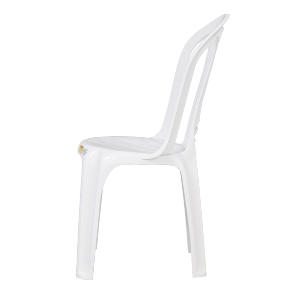 Cadeira de Jardim em Plástico 89x44cm Branco Atlântida Tramontina - Decor Doria