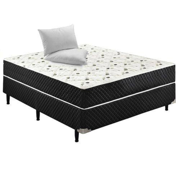 Cama Box Conjugado Casal Sp Móveis Espuma Ortopédica - 39x138x188cm - Decor Doria