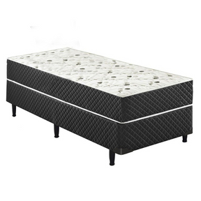 Cama Box Conjugado Solteiro Sp Móveis Espuma Ortopédica - 39x78x188cm - Decor Doria