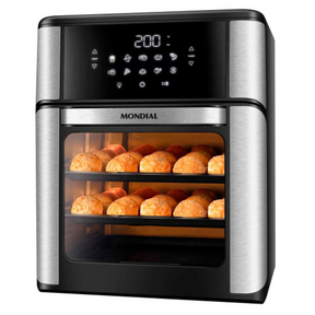 Fritadeira Air Fryer Forno Oven 12l Mondial Afon-12l-bi 2000w 220v -Decor Doria